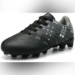 Vizari Toddler Kids Stealth FG Firm Ground Soccer Cleats Black/White Size 11.5